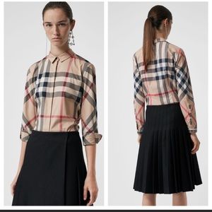 Burberry women’s button down size xs